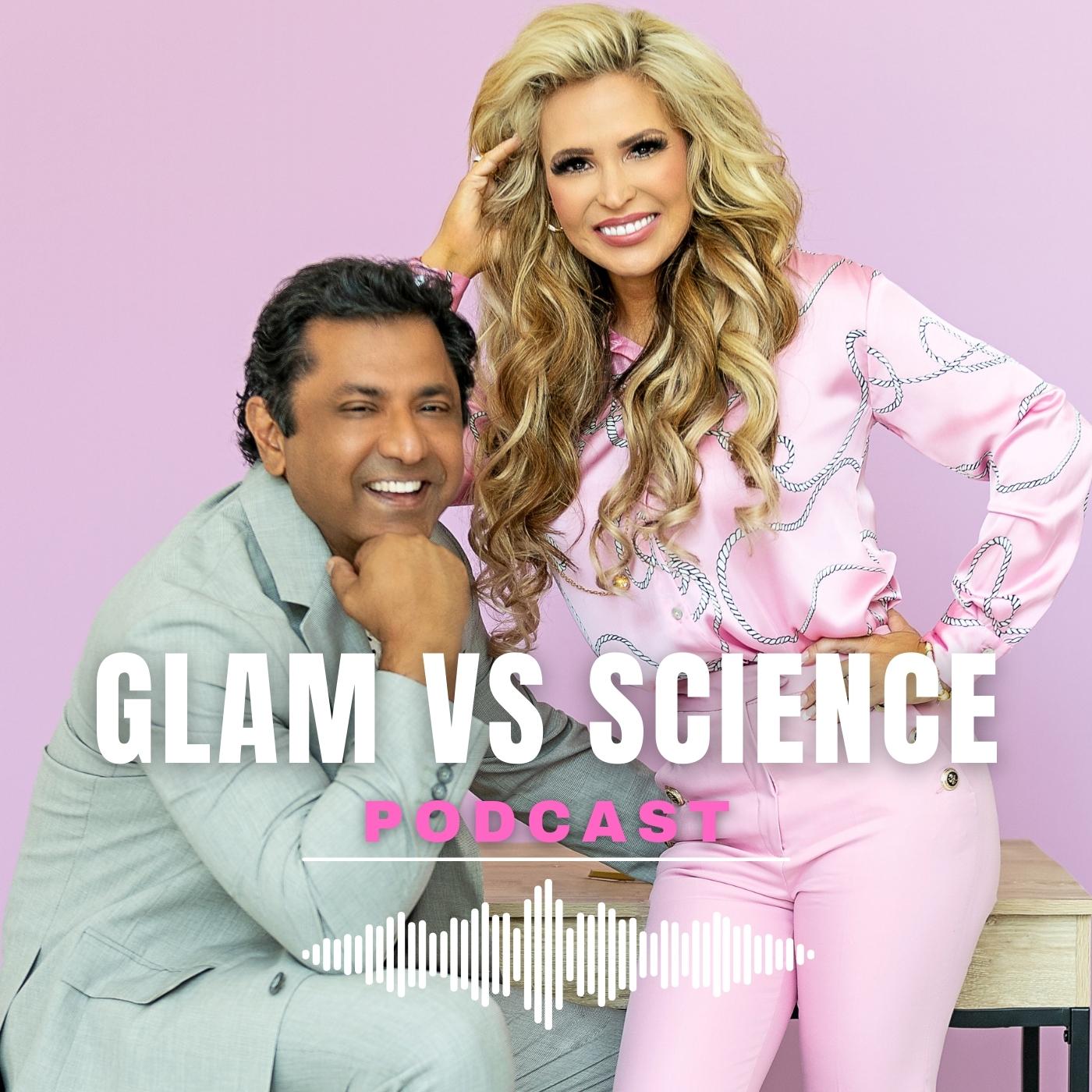 Glam vs Science Podcast Show Card